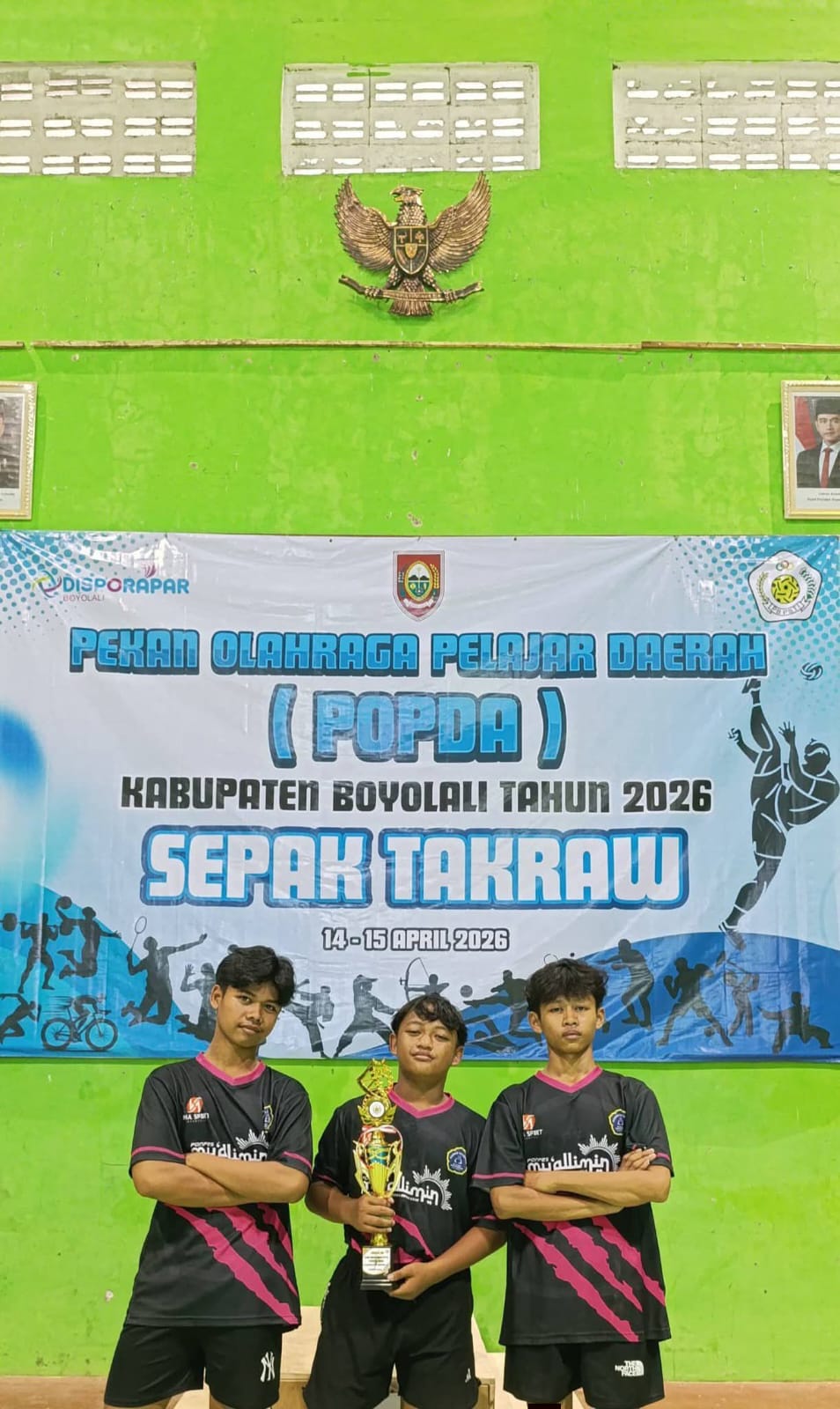 Kegiatan POPDA Takraw